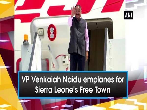 VP Venkaiah Naidu emplanes for Sierra Leone’s Free Town