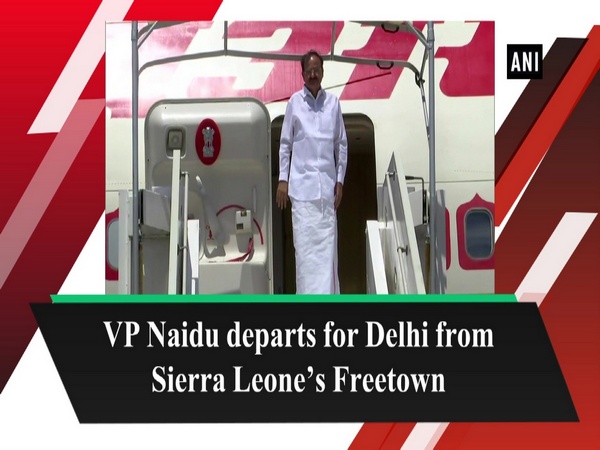 VP Naidu departs for Delhi from Sierra Leone’s Freetown