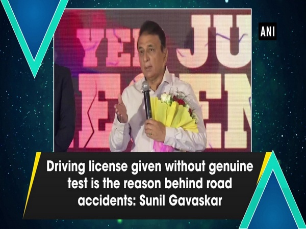 Driving license given without genuine test is the reason behind road accidents: Sunil Gavaskar