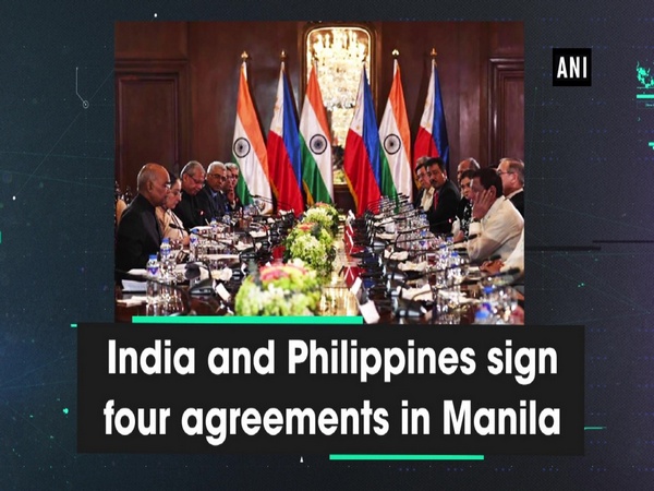 India and Philippines sign four agreements in Manila