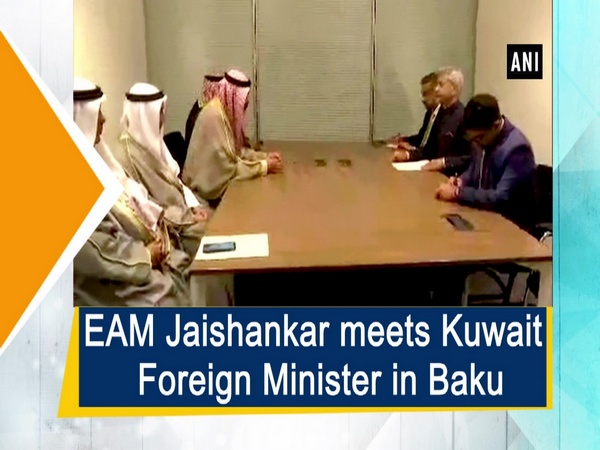 EAM Jaishankar meets Kuwait Foreign Minister in Baku