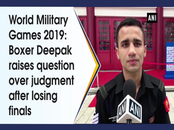 World Military Games 2019: Boxer Deepak raises question over judgment after losing finals