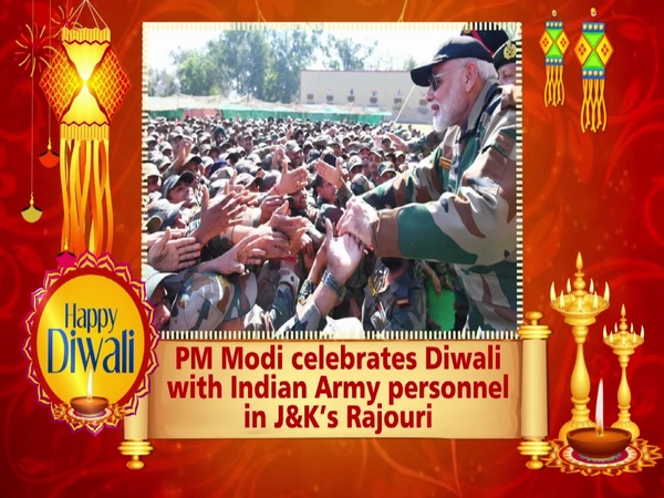 PM Modi celebrates Diwali with Indian Army personnel in J-K's Rajouri