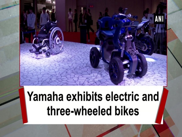 Yamaha exhibits electric and three-wheeled bikes
