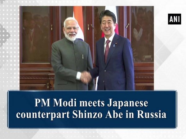 PM Modi meets Japanese counterpart Shinzo Abe in Russia