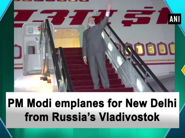 PM Modi emplanes for New Delhi from Russia’s Vladivostok