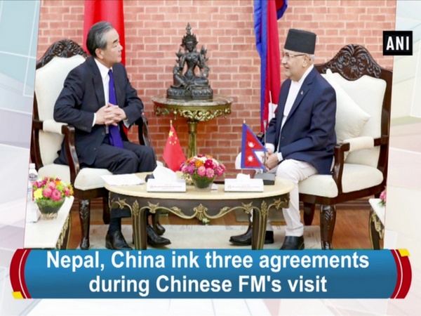 Nepal, China ink three agreements during Chinese FM's visit