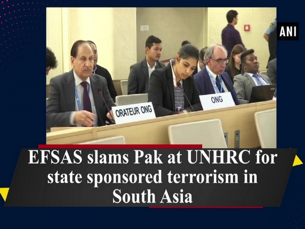 EFSAS slams Pak at UNHRC for state sponsored terrorism in South Asia