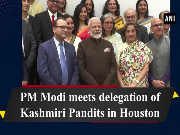 PM Modi meets delegation of Kashmiri Pandits in Houston