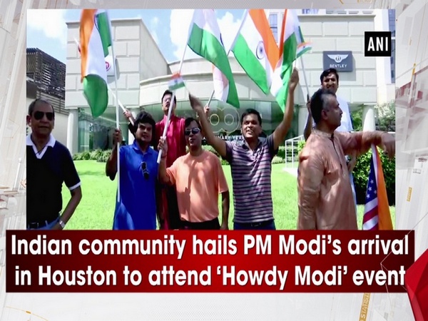 Indian community hails PM Modi’s arrival in Houston to attend ‘Howdy Modi’ event