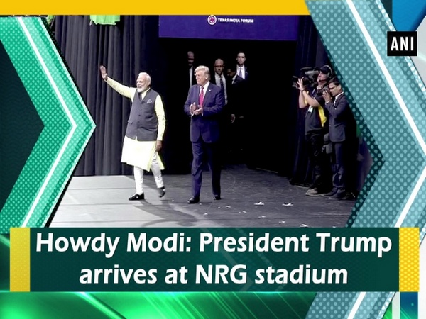 Howdy Modi: President Trump arrives at NRG stadium