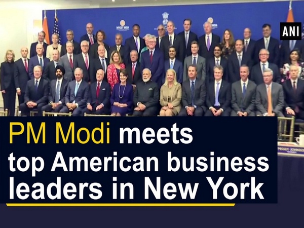 PM Modi meets top American business leaders in New York