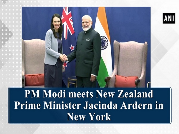 PM Modi meets New Zealand Prime Minister Jacinda Ardern in Newyork