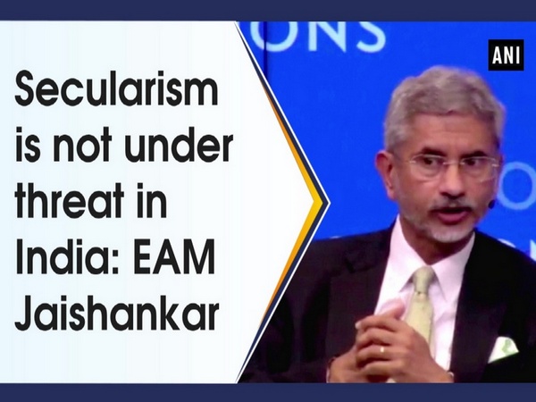 Secularism is not under threat in India: EAM Jaishankar
