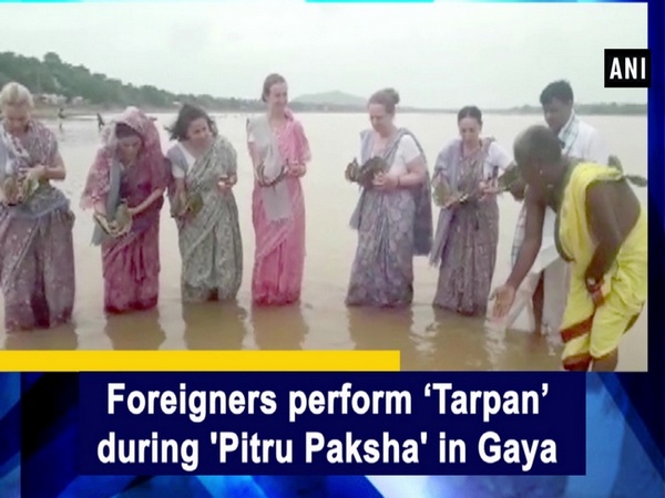 Foreigners perform ‘Tarpan’ during 'Pitru Paksha' in Gaya
