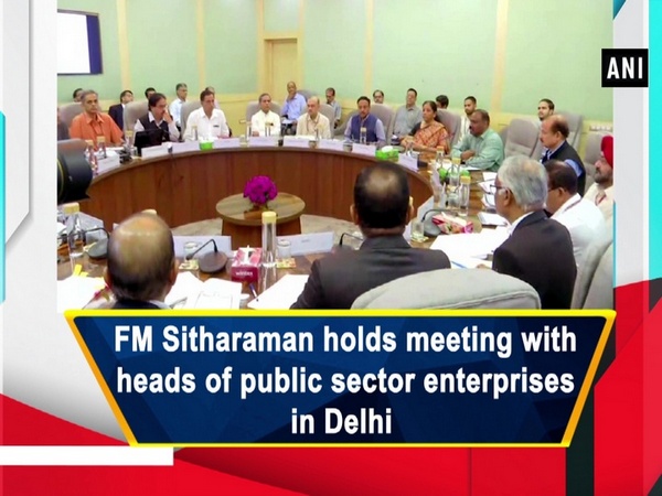 FM Sitharaman holds meeting with heads of public sector enterprises in Delhi