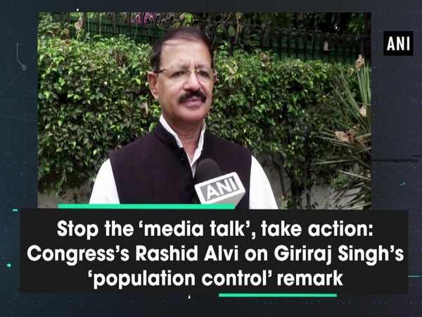 Stop the ‘media talk’, take action: Congress’s Rashid Alvi on Giriraj Singh’s ‘population control’ remark