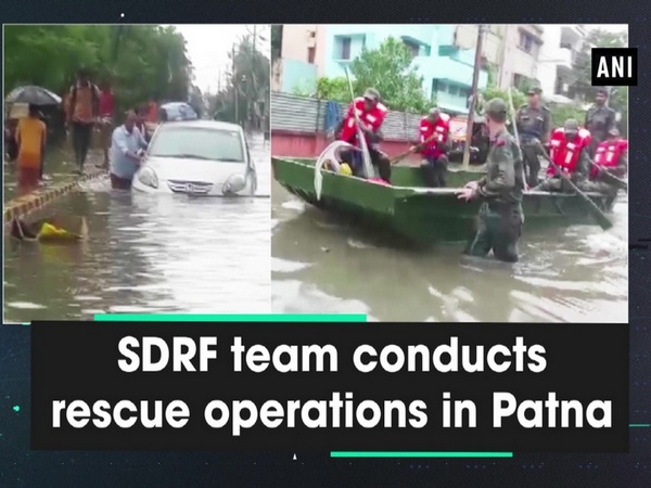 SDRF team conducts rescue operations in Patna