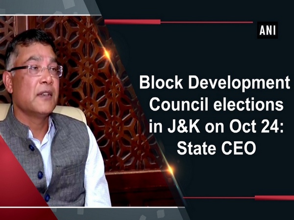 Block Development Council elections in J&K on Oct 24: State CEO