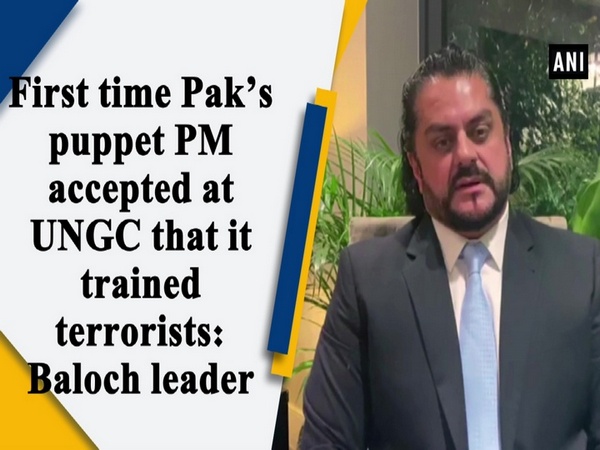 First time Pak’s puppet PM accepted at UNGC that it trained terrorists: Baloch leader